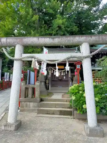 川越八幡宮の鳥居