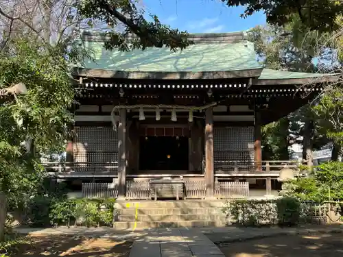 奥澤神社の本殿・本堂