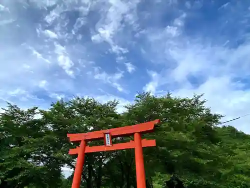 子檀嶺神社の鳥居