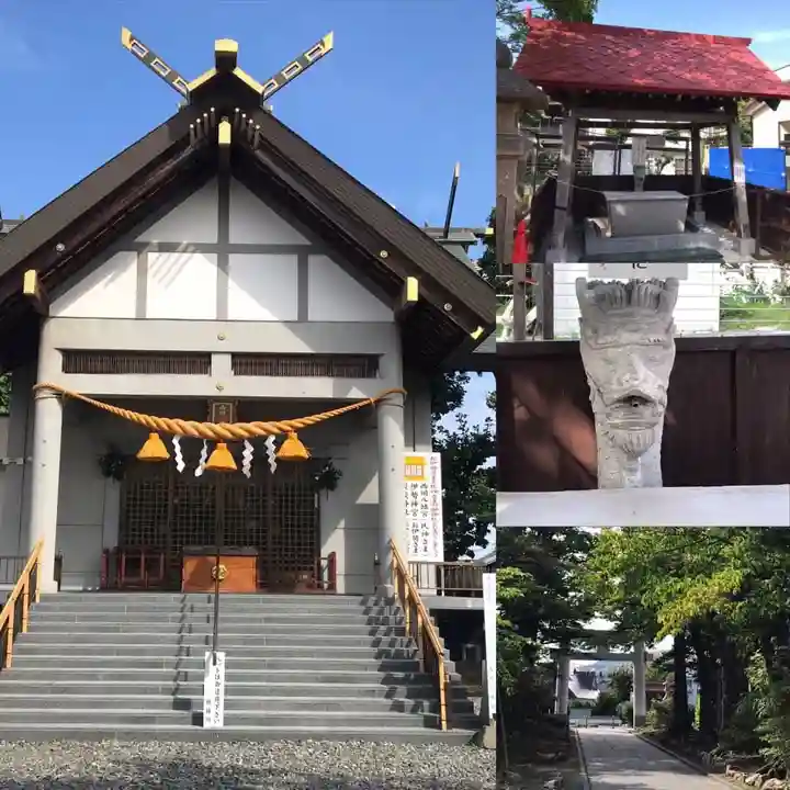 西岡八幡宮の本殿・本堂