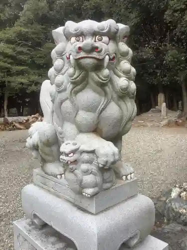 八幡社の狛犬