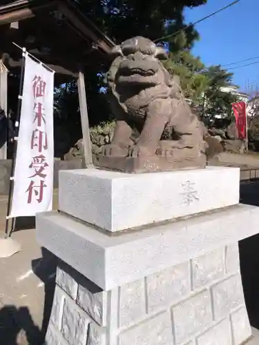 金ヶ作熊野神社の狛犬