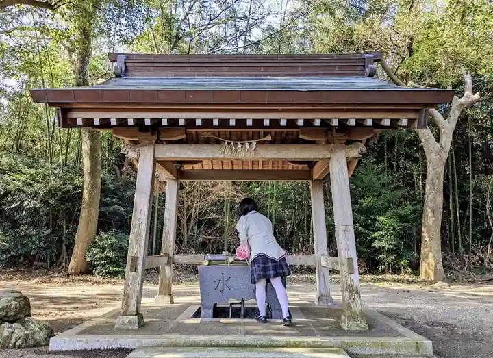 神明社 (石神町)の手水舎