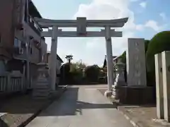 栗原氷川神社の鳥居