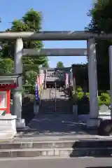 中野沼袋氷川神社の鳥居