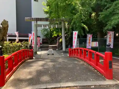 駒繋神社の鳥居