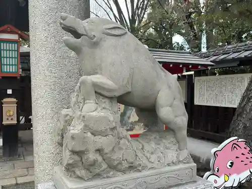 護王神社の狛犬