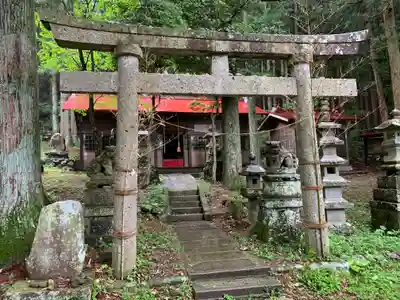 温泉神社の鳥居