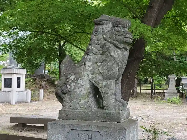 山縣神社の狛犬