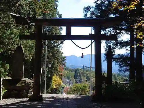 戸隠神社宝光社の鳥居