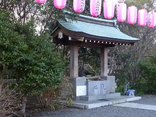 龍口明神社の手水舎