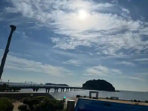 八百富神社の景色