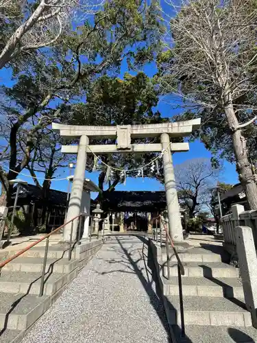 天疫神社の鳥居