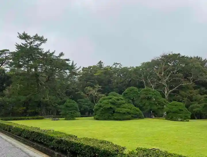 伊勢神宮内宮(皇大神宮)の庭園