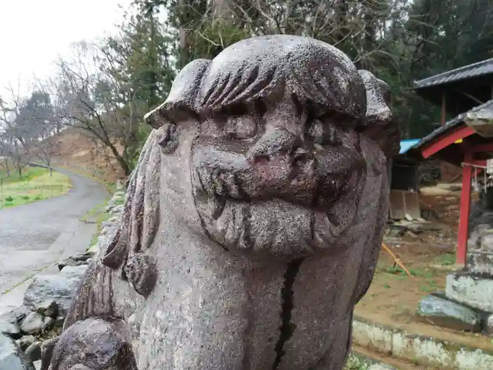 小幡八幡宮の狛犬