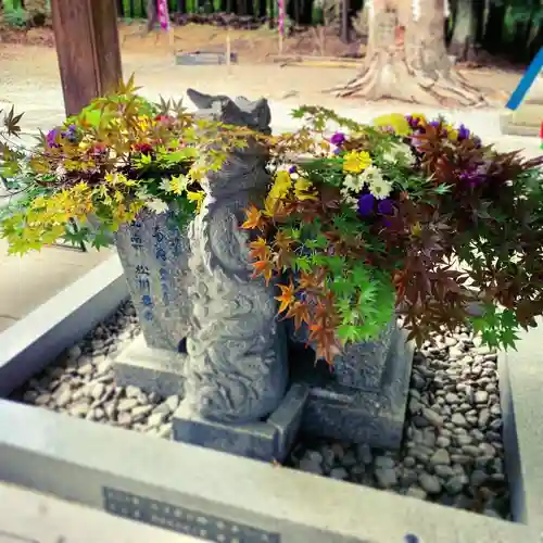 滑川神社 - 仕事と子どもの守り神の手水舎