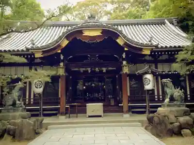 杭全神社の本殿・本堂