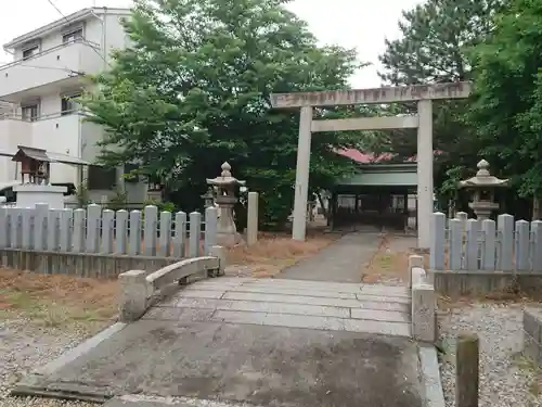 二ツ杁神明社の鳥居