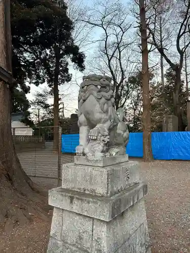 岩槻久伊豆神社の狛犬