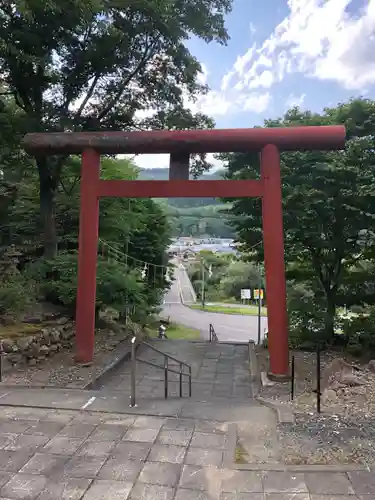 置戸神社の鳥居