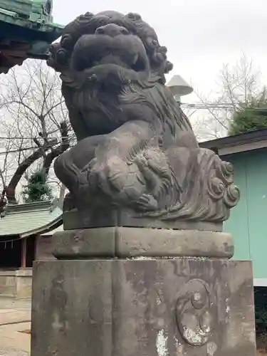 諏訪神社の狛犬