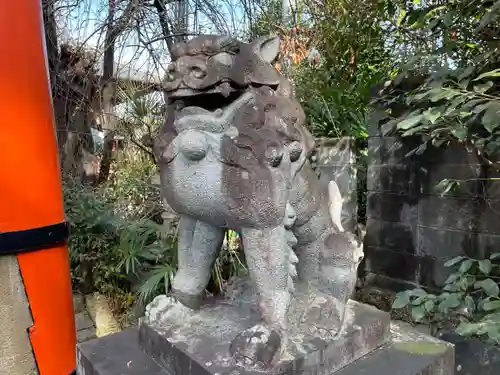 許波多神社の狛犬