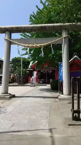 葛飾氷川神社の鳥居