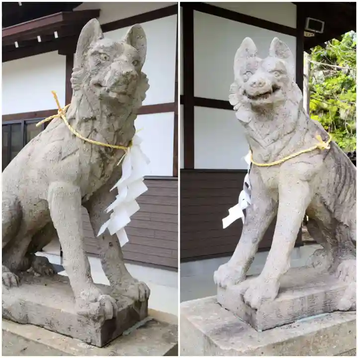 山津見神社の狛犬