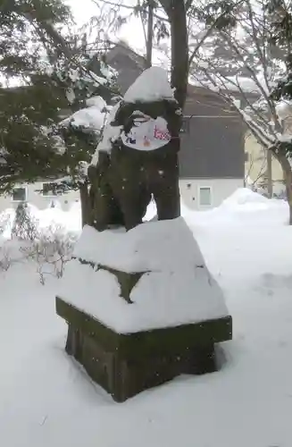 北広島市総鎮守　廣島神社の狛犬