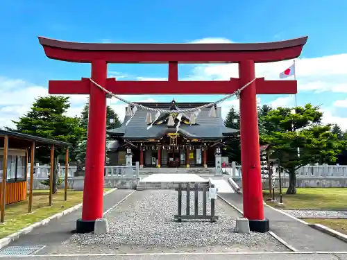 美瑛神社の鳥居