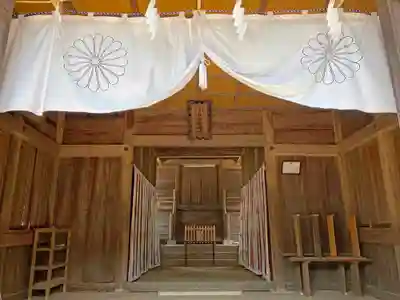 宇都母知神社の本殿・本堂