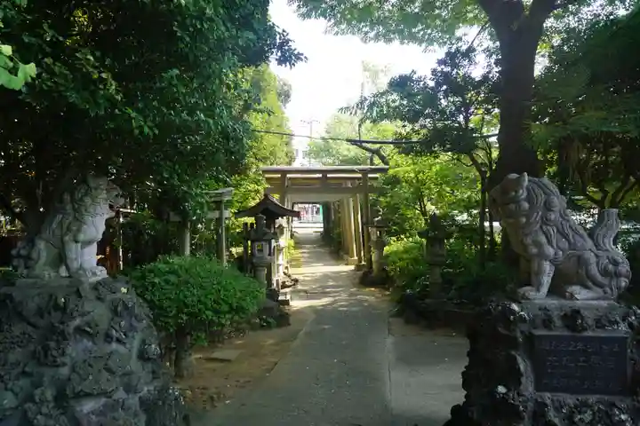 厳嶋神社の狛犬