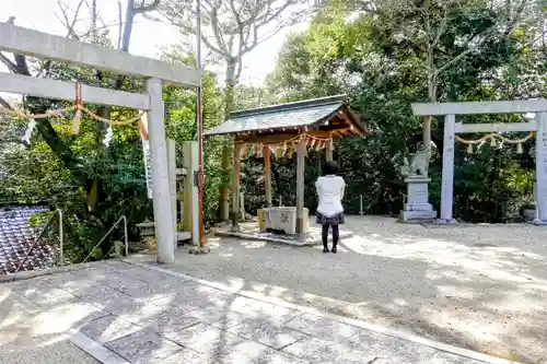 井後神社の手水舎