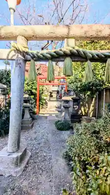 染井稲荷神社の鳥居