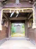 妻山神社の山門・神門