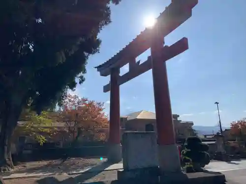 河口浅間神社の鳥居