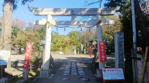 敷島神社の鳥居