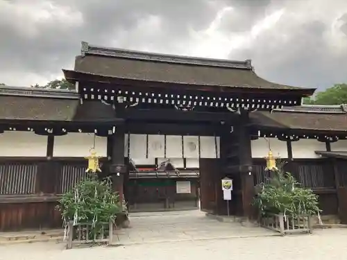 賀茂御祖神社（下鴨神社）の山門・神門