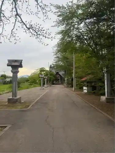 芽室神社の庭園