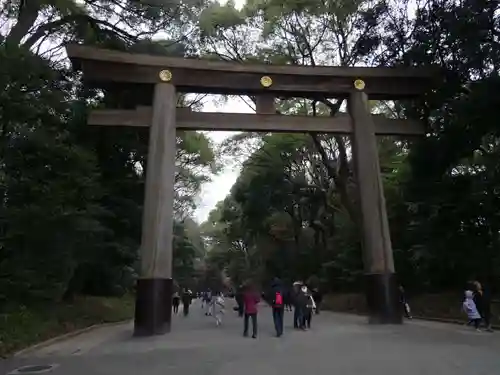 明治神宮の鳥居