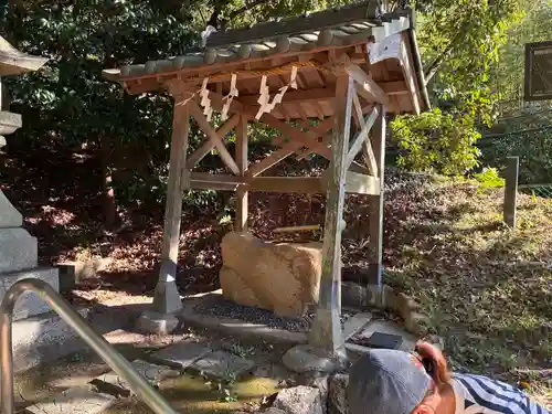 船坂山王神社の手水舎