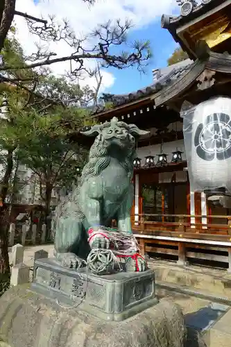 杭全神社の狛犬