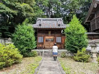 篠束神社の本殿・本堂