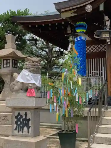 打出天神社の狛犬