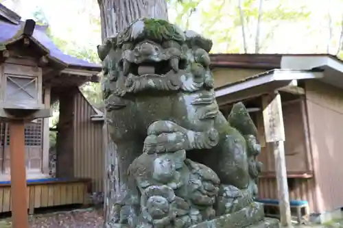 隠津島神社の狛犬