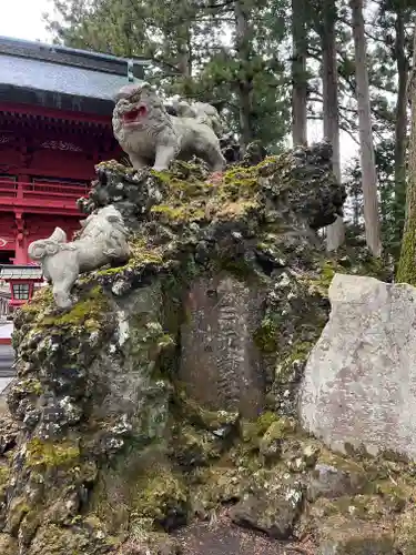 富士山東口本宮 冨士浅間神社の狛犬