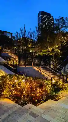 西久保八幡神社の周辺