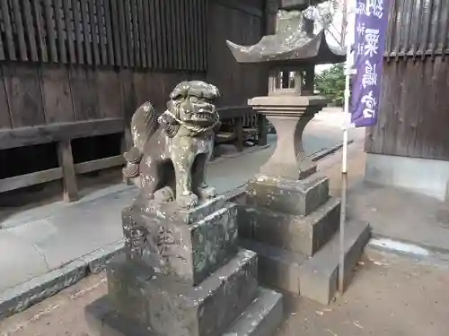 熊野原神社の狛犬