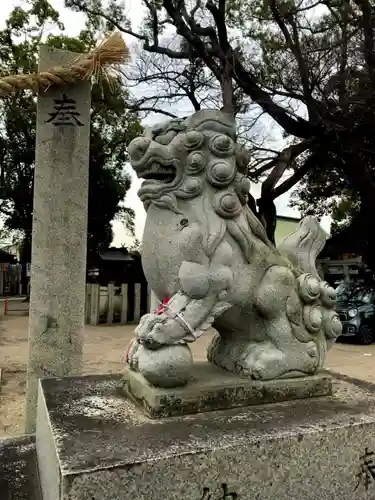 布忍神社の狛犬