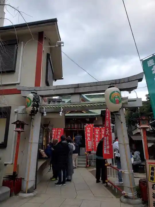吉原神社の鳥居